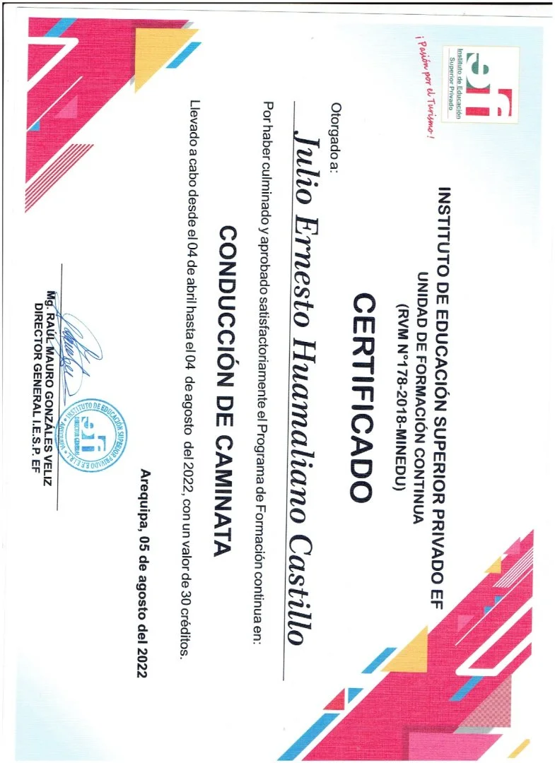 Conducción de Caminata