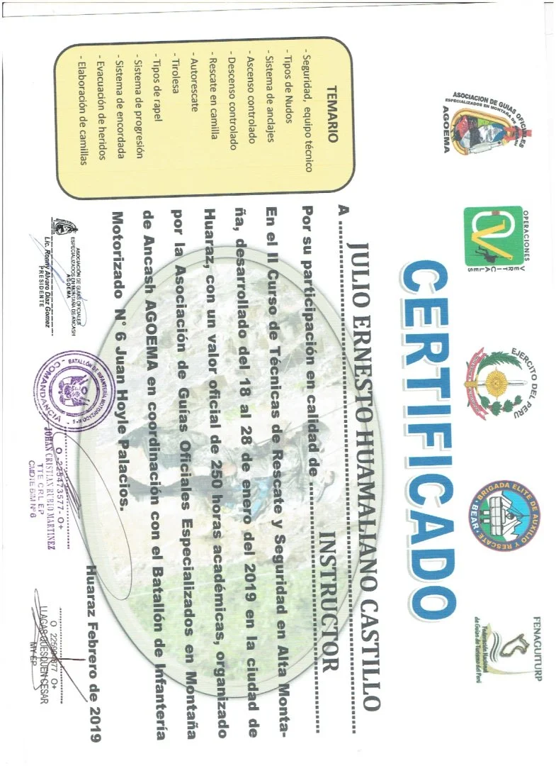 Técnicas de Rescate en Montaña