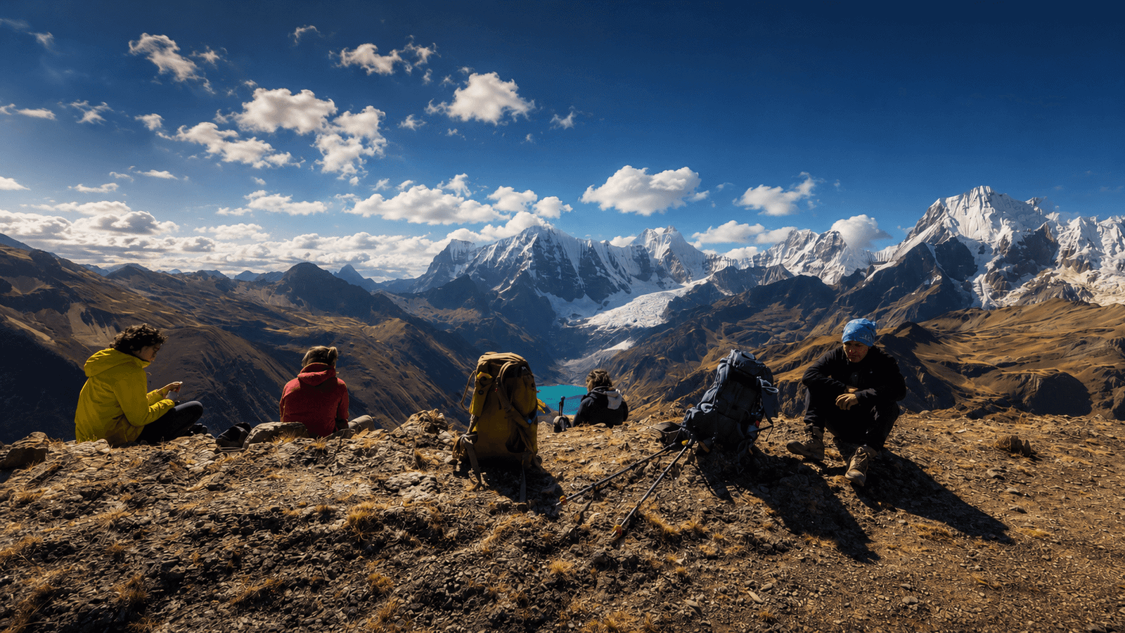 Jahuacocha (4,050 m) → Mancan Punta (4,550 m) → Pocpa → Huaraz (3,100 m)